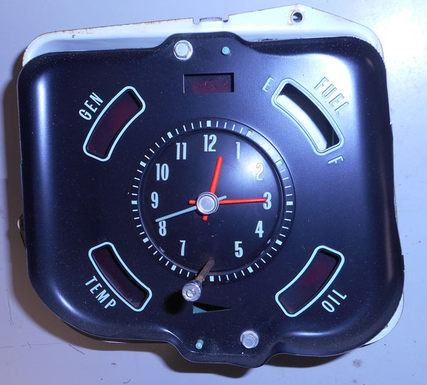 DASH CLOCK, USED, 68 CHEVELLE EL CAMINO
