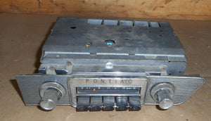 RADIO, AM, USED, ORIGINAL, PUSH BUTTON, 64-65 GTO LEMANS