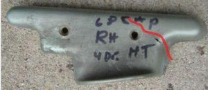 B PILLAR TOP CAP, RIGHT, 65-70 B-BODY, 4 DOOR, HARDTOP