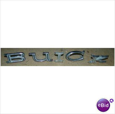 HOOD LETTERS, 66 LESABRE  "BUICK", USED