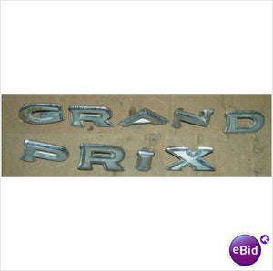 TRUNK LID LETTERS, 69-70 "GRAND PRIX", USED