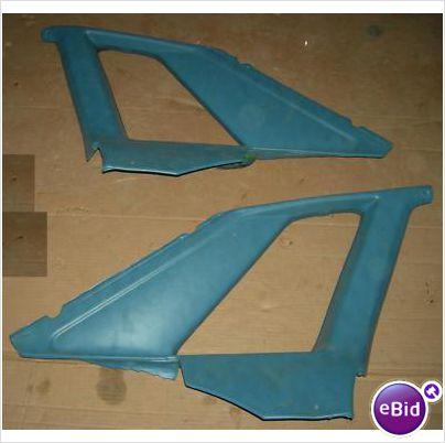 QUARTER WINDOW INSIDE TRIM PANELS, 76 OLDS 98, 4 DOOR