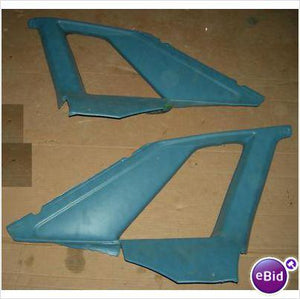 QUARTER WINDOW INSIDE TRIM PANELS, 76 OLDS 98, 4 DOOR