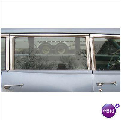 REAR DOOR GLASS, 61-4 IMPALA SAFARI WAGON