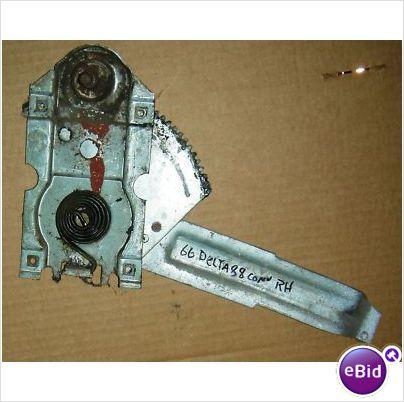 QUARTER GLASS REGULATOR, CONV, 65-6 IMPALA CATALINA