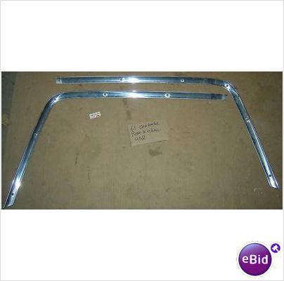 REAR WINDOW MOLDINGS, 61-3 CONTINENTAL, PAIR