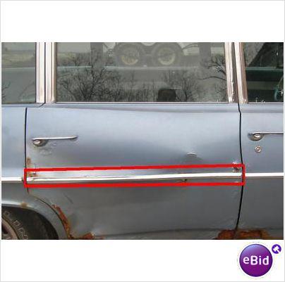 REAR DOOR CENTER MOLDING, 64 SAFARI, USED