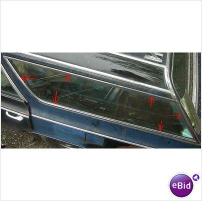 QUARTER GLASS MOLDING, USED