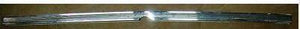 TRUNK LID MOLDING, RIBBED, LOWER, USED, 65 CHEVELLE