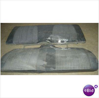 REAR SEAT, BLACK, 71-4 AMC AMX JAVELIN, USED