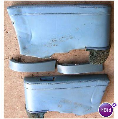 REAR ARM REST PANELS, 62 DEVILLE, 2 DOOR MODELS