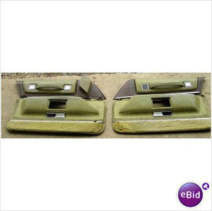 DOOR PANELS, FRONT, PAIR, GREEN, 73 DEVILLE, NICE