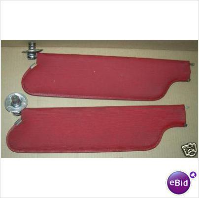 SUNVISORS, RED, 69 CAMARO FIREBIRD, COUP, USED