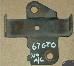 RADIATOR LOWER MOUNT BRACKET ,USED 65-7 GTO