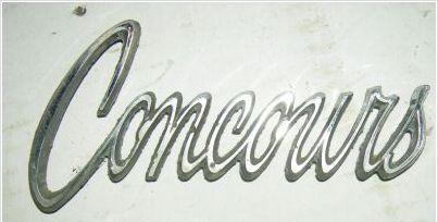 EMBLEM, 69-71 CHEVELLE WAGON "CONCOURS", USED