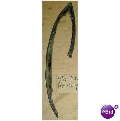 REAR QUARTER RUBBER FILLER, USED, 68 DEVILLE FLEETWOOD