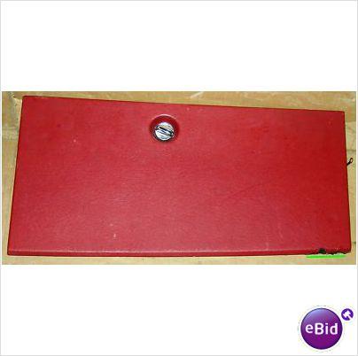 DASH GLOVE BOX DOOR, RED, 73 ELDORADO DEVILLE
