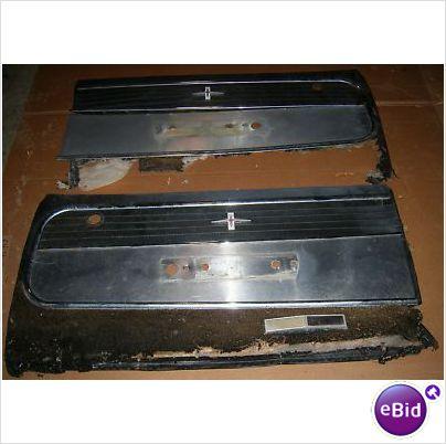 INSIDE DOOR PANELS, 64 STARFIRE, BLACK, PAIR