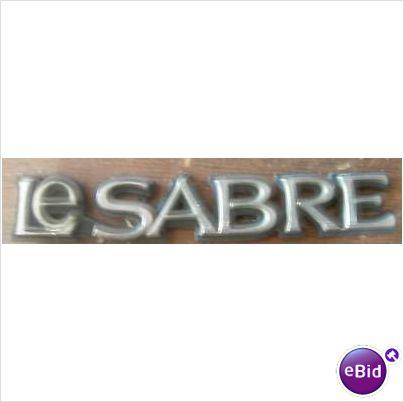 QUARTER PANEL EMBLEM, 80 "LESABRE", USED