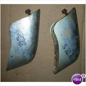 FRONT BUMPER GUARDS, 63-4 RIVIERA, USED, PAIR