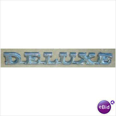 QUARTER EMBLEM, "DELUXE", USED