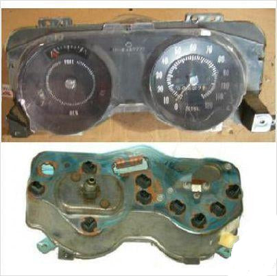 DASH CLUSTER, IDIOT LIGHTS, USED, 69 FIREBIRD 69-72 GTO