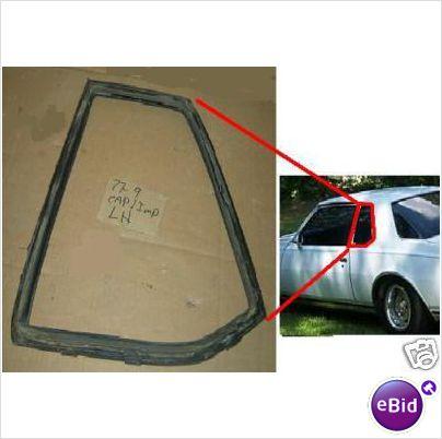 QUARTER GLASS SEAL, LH, 77-9 IMPALA CAPRICE