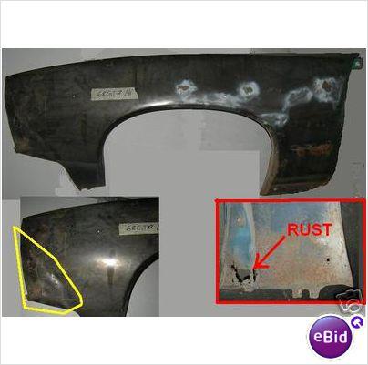 FRONT FENDER, LH, 68-9 GTO LEMANS, USED