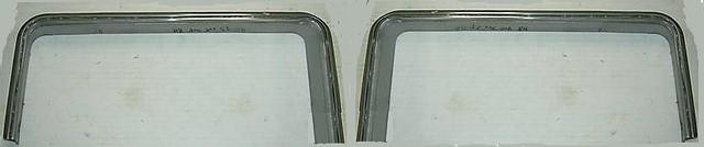 FRONT GRILLE MOLDINGS, PAIR, USED