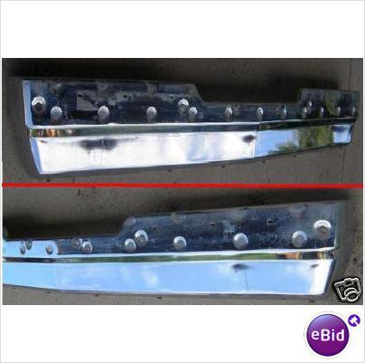 REAR BUMPER, CHROME, USED, 81-7 GRAND PRIX