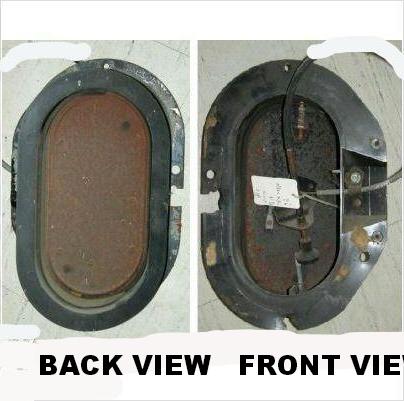 KICKPANEL AIR INLET DOOR ASSMY, LEFT NO AC 67 A-BODY