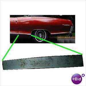 QUARTER PANEL MOLDING, 65 CATALINA, LOWER, FRONT