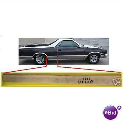 QUARTER PANEL MOLDING, 78-87 EL CAMINO CABARELLO