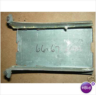 DASH ASHTRAY TRACK RETAINER, 66-7 NOVA CHEVY II