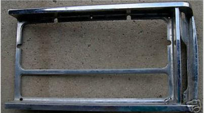 HEADLIGHT BEZEL, LEFT 79 DELTA 88 OLDS 98