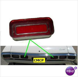 TAIL LIGHT LENS, INNER, 69 IMPALA, USED