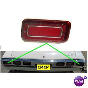 TAIL LIGHT LENS, OUTER, 69 IMPALA, USED