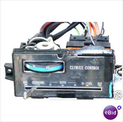 DASH AC AND HEATER CONTROL PANEL, 78 DEVILLE ELDORADO