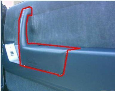 DOOR PULL & ARMREST ,RIGHT USED 84-87 GRAND PRIX