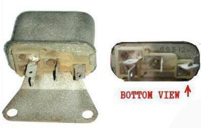 HORN RELAY, #893, USED, 68-72 FIREBIRD TA GTO