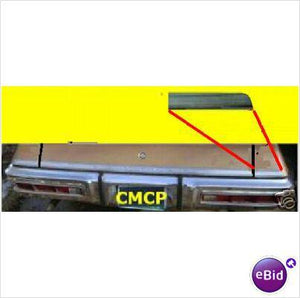 QUARTER PANEL END MOLDING, 72 LEMANS
