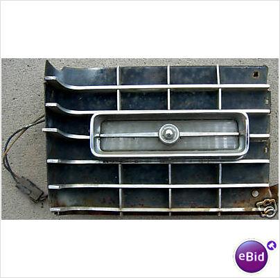 GRILLE EXTENSION & PARK LAMP, 67 CADILLAC DEVILLE