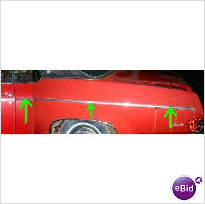 REAR QUARTER MOLDING, 72 DELTA 88, USED