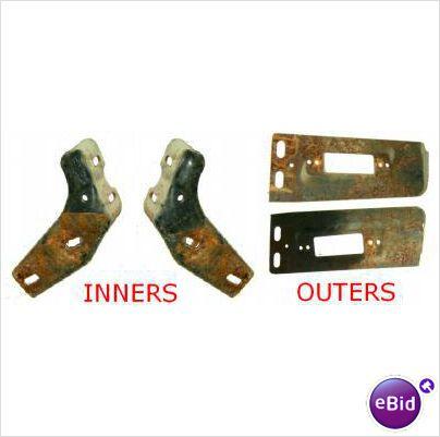 FRONT BUMPER BRACKETS, 65 SKYLARK