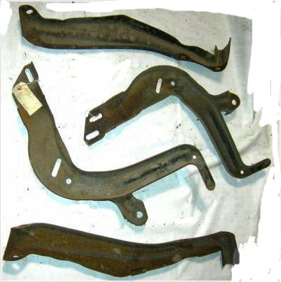 FRONT BUMPER BRACKET SET ,USED 69 IMPALA CAPRICE