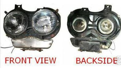 HEADLIGHT & PARK LAMP ASSEMBLY, LEFT, USED, 62 IMPALA