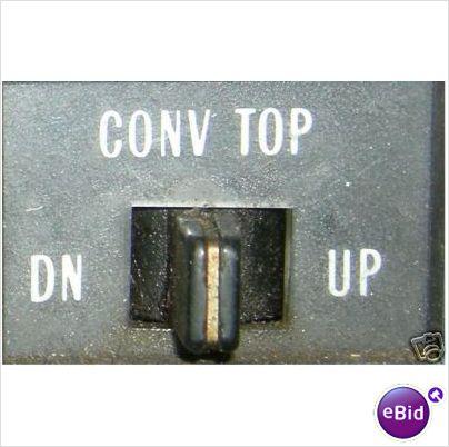 CONVERTIBLE TOP SWITCH, NICE, 71-2 ELDORADO  USED