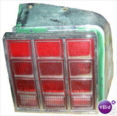 TAIL LIGHT ASSEMBLY, 81 GRAND PRIX, USED