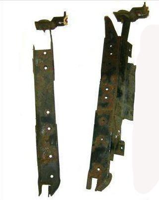 AC CONDENSER MOUNTING BRACKETS, 70-2 SKYLARK GS
