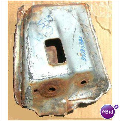 BODY MOUNT BUSHING BOX,  64-7 CHEVELLE COUP  RH